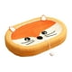 thumbnail image 3 of Rascador ovalado para gatos, juguete de entrenamiento para gatos, rascador de cartón para gatos. Firefox amarillo, 3 of 9