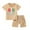 Z7A 4 Khaki, variant on Boys Girls Summer Causal Lil Sis Short Sleeve Letter Embroider Romper Bodysuits Girls Bodysuits Khaki 0 Months-3 Months