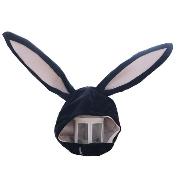 Halloween Party Cosplay Women Girls Long Bunny Ears Cap Cosplay Beanie Plush Hat