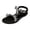 E, variant on Rokment Women's Glitter Rhinestones Butterfly Flat Dress Sandals Bride Wedding Sparkly Open Toe No Heel Elastic Ankle Strap Slingback Dressy Summer Beach Shoes A Size 6