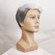 thumbnail image 4 of 1 pelucas cortas blancas ombré grises para hombres, pelo blanco para hombres, pelucas con parte lateral Natural, postizos para hombres, 4 of 5