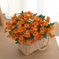 thumbnail image 4 of CNKOO 5 Pieces/Kit Artificial Flower Fake Plants Simulation Heads Chrysanthemum Wedding Decor Centerpieces Photography Props, 4 of 10