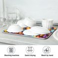thumbnail image 7 of Yayeee Dish Drying Mat for Kitchen Counter 16"x18" Microfiber Absorbent Pad, Vibrant Dragon Scales Pattern, 7 of 7