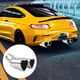 thumbnail image 1 of Tubo de escape de coche con doble salida en forma de corazón | Tubo de escape modificado universal | Punta de silenciador de alto rendimiento de acero inoxidable | Fácil de instalar | Flujo de aire, 1 of 5
