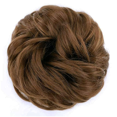 thumbnail image 2 of MORICA 1PCS Messy Bun Hair Scrunchies Curly Wavy Heat Ponytail Synthetic Chignon for Women Updo Hairpiece Natural Black, 2 of 7