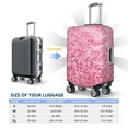 thumbnail image 4 of Hirioo Pink Glitter for Elasticity Suitcase Cover (No luggage Included) Durable Luggage Protector Fits 18-32 Inch Luggage-Large, 4 of 7