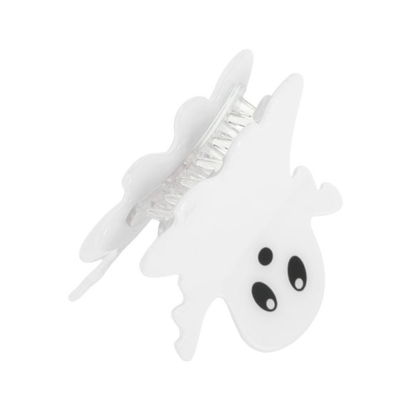 Unique Bargains 1 Pc  Humorous Style Hair Clips Hairdo Clip for Women 2.95" Length White