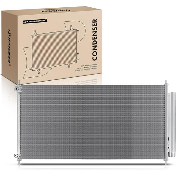 A-Premium Air Conditioning A/C Condenser Compatible with 2013-2017 Honda Accord 2.4L 3.5L, Replace# 80110T2FA01