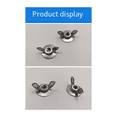thumbnail image 2 of 20PCS Hurricane Shutter Wing Nuts, Hurricane Shutters Wing Nut Driver and Storm Shutter Wing Nuts 1/4-20 Wing Nut,20PCS Hurricane Shutter Wing Nuts,Silver, 2 of 6