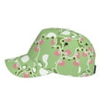 thumbnail image 5 of Naloa Original Classic Low Profile Hat Men Women Baseball Cap Dad Hat Adjustable Unconstructed Cute Frog2 Print Cap, 5 of 9