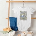 thumbnail image 4 of Smurfette Cartoon Floral Paisley Bodysuit Jumper Girls Infant Baby Brisco Brands NB, 4 of 6