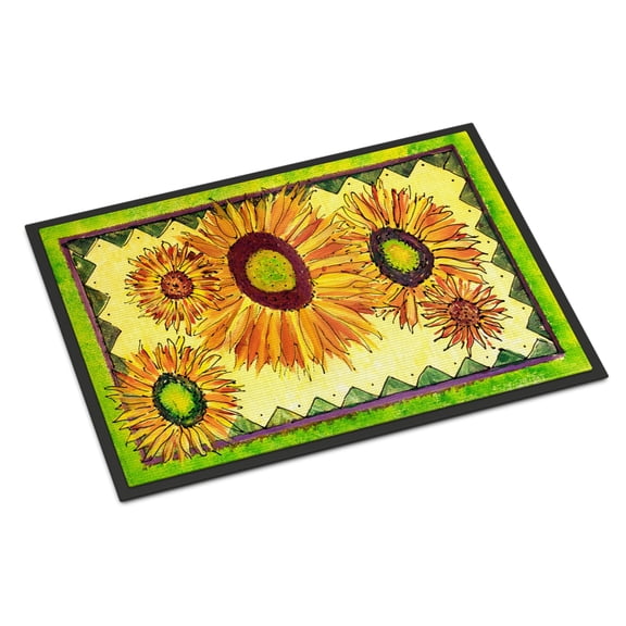 Flower - Sunflower Door Mat Doormat