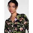 thumbnail image 3 of Joyspun Women’s Dreamy Soft Collection Notch Collar Top and Pants, 2-Piece Pajama Set, Sizes XS-3X, 3 of 5