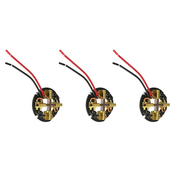 3X Carbon Brush Holder Brush Card Assembly Replacement for 18V M12 Hammer Drill & Impact Driver Accessories