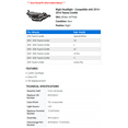 thumbnail image 2 of Right Headlight - Compatible with 2014 - 2016 Toyota Corolla 2015, 2 of 2