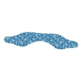 thumbnail image 4 of Diadema de natación de neopreno que mantiene el agua fuera para actividades acuáticas, ducha y esquí. azul, 4 of 8
