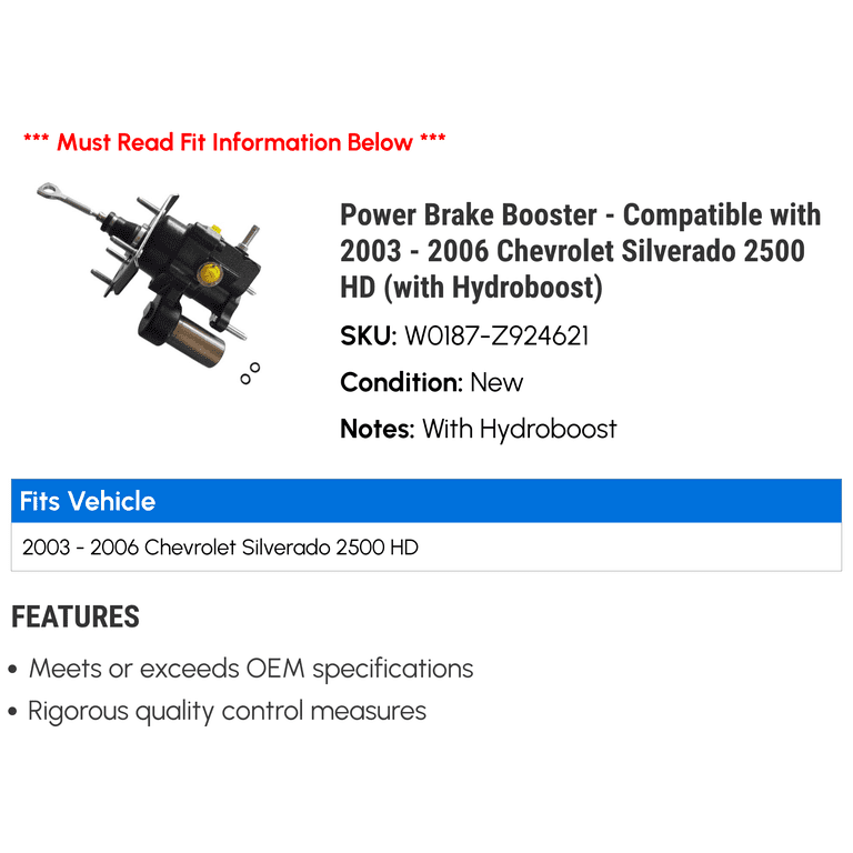 Vacuum Power Brake Booster - 54-71126 Vacuum Power Brake Booster - 54-71126