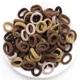 thumbnail image 1 of Coleteros elásticos de nailon para niña y mujer, cintas de goma para el pelo, accesorios para el cabello, 200 piezas, 1 of 5