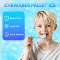 thumbnail image 3 of Nugget Ice Maker, 33lbs/24H Capacity, Self-Cleaning, Portable Pebble Ice Machine with Ice Scoop & Basket,  for , Kitchen, or Office,  (Chewable & Crushed Ice), 3 of 6