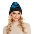 thumbnail image 4 of joogoo Shark Silhouette-s1 Beanie Hats Cuffed Winter Warm Knit Thick Beanies, 4 of 7