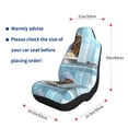 thumbnail image 5 of Yiaed Funny Cat Taking a Bath Print Car Seat Covers,Universal Auto Seats Protector Fits for Car,SUV Sedan,Truck,Automotive Seat Covers & Accessories-1, 5 of 9