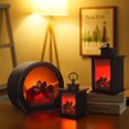 thumbnail image 3 of Simulación de decoración LED chimenea creativa pequeños adornos hogar suave decoración artesanías candelabro simulación carbón llama lámpara de viento, 3 of 5