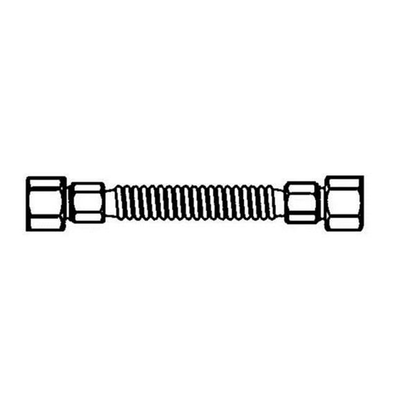 Easyflex EFGC-014-YE-1313-24 USA Connecteur de Gaz - 0.375 Po x 24 Po