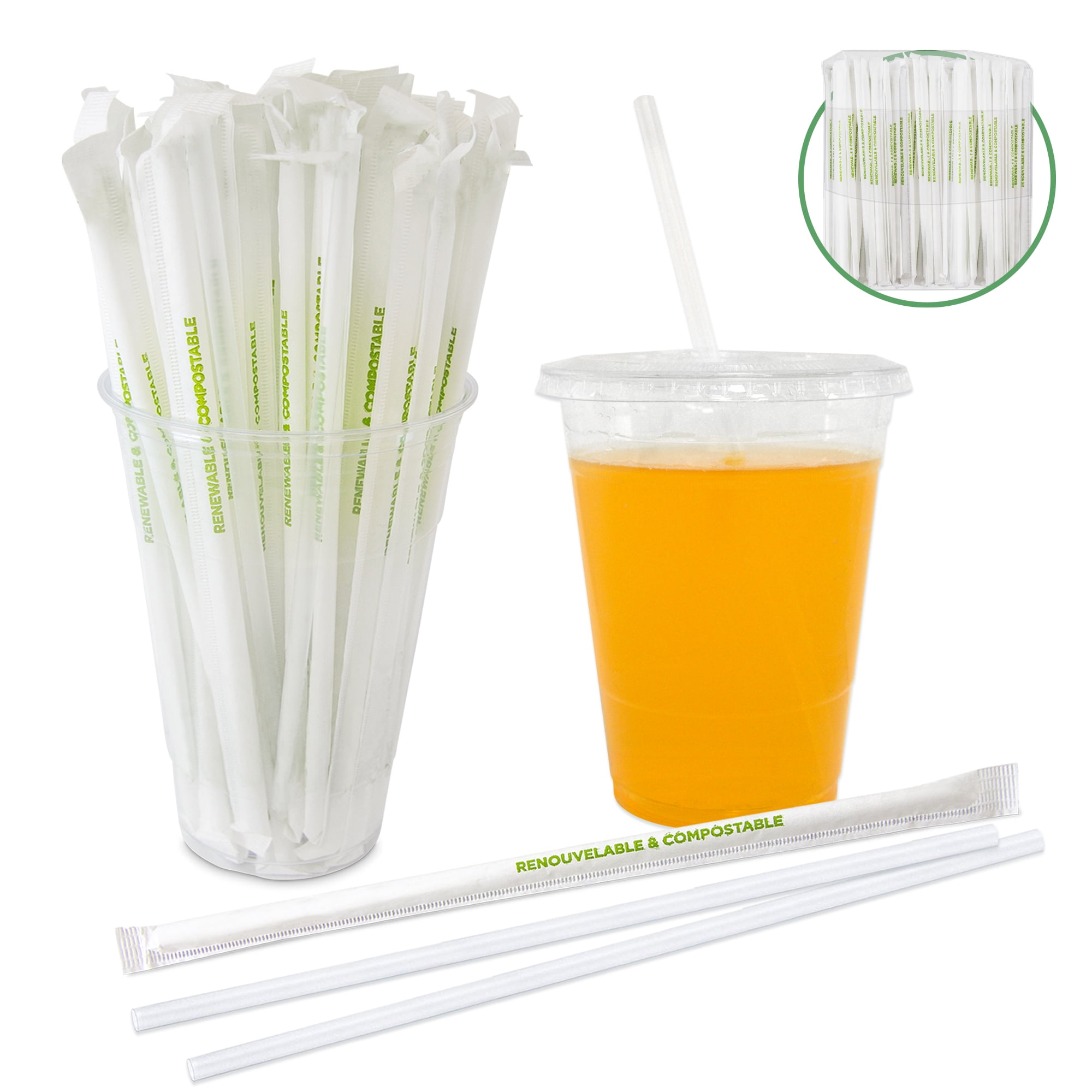 Straight Long Thin Straws, Thin Straw Disposable Plastic Straws Juice  Coffee, Outdoor Camping - Temu