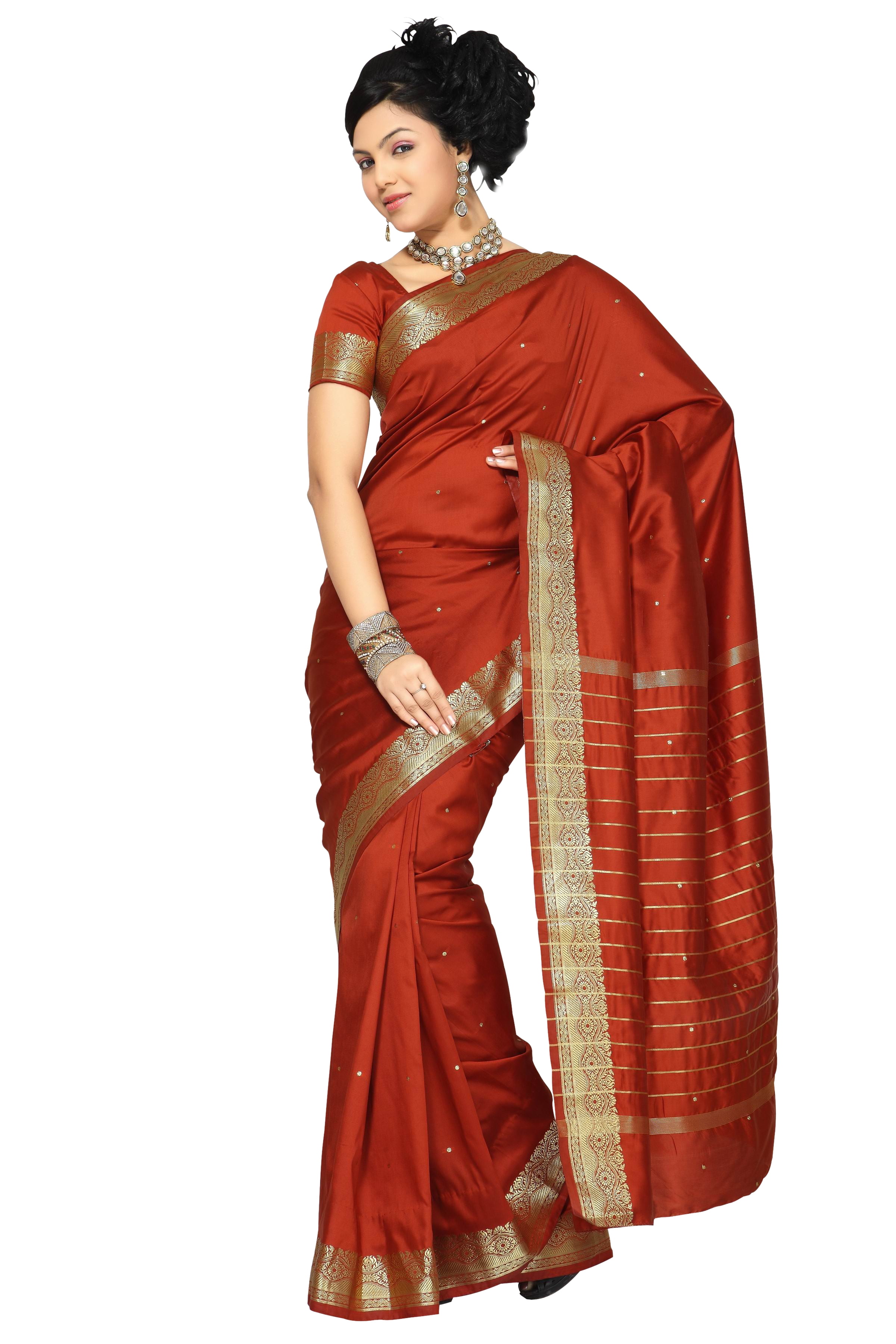 4 Piece Maroon Art Silk Sari, Saree, Wrap, custom blouse & petticoat, Bindi 4 Piece Maroon Art Silk Sari, Saree, Wrap, custom blouse & petticoat, Bindi
