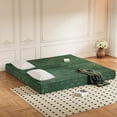 thumbnail image 6 of 80" Non-Slip Pad Comfortable Loveseat Sofa, Modern Loveseat Sofa with No Assembly, Convertible Loveseat Sleeper Couch for Apartments, Green, 6 of 9
