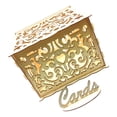 thumbnail image 4 of Caja de s para fiestas de boda, caja de madera rústica para s de regalo, caja para s, decoración de boda Tipo 1 L Yuyangstore Caja de la tarjeta de boda, 4 of 8