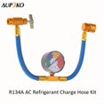 thumbnail image 2 of Dosaele Kit de Tuyau de Charge Réfrigérant R134A 1 2 Valve Auto-Scellante avec Manomètre pour Climatisation de Voiture Réfrigérant Kit de Charge Hvac m, 2 of 6