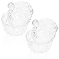 thumbnail image 4 of AMERTEER 2pcs Glass Candy Jars Candy Storage Cases Candy Jars with Lid Snack Containers, 4 of 6
