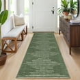 thumbnail image 6 of Tzou Washable Striped Runner Rug, 2x6 Ultra-Soft Modern Carpet for Kitchen Entryway, Stain-Resistant, Non-Slip, Machine Washable Thin Rug (Pearl Velvet, Striped Print), 6 of 7
