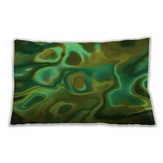 Ahgly Company Outdoor Rectangular Contemporary Lumbar Throw Pillow, 13 inch by 19 inch