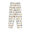 thumbnail image 3 of Lsque Colorful Trains Print Women's Pajama Pants, Lounge Pant - Comfortable Home Wear,Elastic Waistband, Stylish Design-XX-Large, 3 of 9