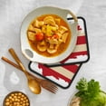 thumbnail image 6 of Disketp American Flag Map Pot Holders Kitchen Insulation Mats Heat Resistant Pot-Holder Oven Anti-Scald Pads for Cooking Baking, 7.1*7.1inch, 6 of 8