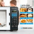Hamilton Beach 0.9 Cu ft Countertop Microwave Oven, 900 Watts, Black