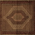 thumbnail image 1 of Ahgly Company Indoor Square Persian Brown Traditional Area Rugs, 8' Square, 1 of 4