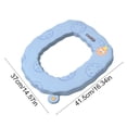 thumbnail image 3 of Cojín de asiento de inodoro Eva con asa | Funda acolchada suave y gruesa para inodoros UVO o cuadrados | Almohadilla antideslizante y lavable para baño, ideal para uso doméstico., 3 of 6