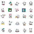 thumbnail image 3 of DONNGZAE 200 PCS Cute Sanrio Pochacco Cartoon Stickers for Kids Teens, Vinyl Waterproof Water Bottles Laptop Skateboard Stickers SLO526-0378, 3 of 6