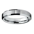 thumbnail image 3 of Metal Masters Tungsten Carbide Mens Brushed Wedding Band Anniversary Ring Comfort-Fit 4mm, 3 of 6