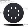 thumbnail image 4 of Almohadilla de interfaz de esponja suave de 2 piezas de 5 pulgadas (125 mm) de 8 orificios compatible con superficies irregulares, 4 of 5