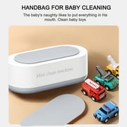 SUWHWEA Portable Ultrasonicing Cleaning Machine Small High Frequency Vibration Jewelry Glasses Watches Cleaner 360 Degree Cleaning Box Great Gifts for Less