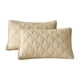 thumbnail image 2 of Juego de 2 fundas de almohada lavables | Fundas de almohada de poliéster grueso para dormitorio | Protectores de almohada para todas las estaciones con cierre de cremallera, 2 of 7
