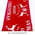 thumbnail image 2 of Camino de mesa con temática navideña, mantel impreso, camino de mesa de comedor para restaurante en casa, rojo, copo de nieve, animal kenally HA8992-04B, 2 of 7