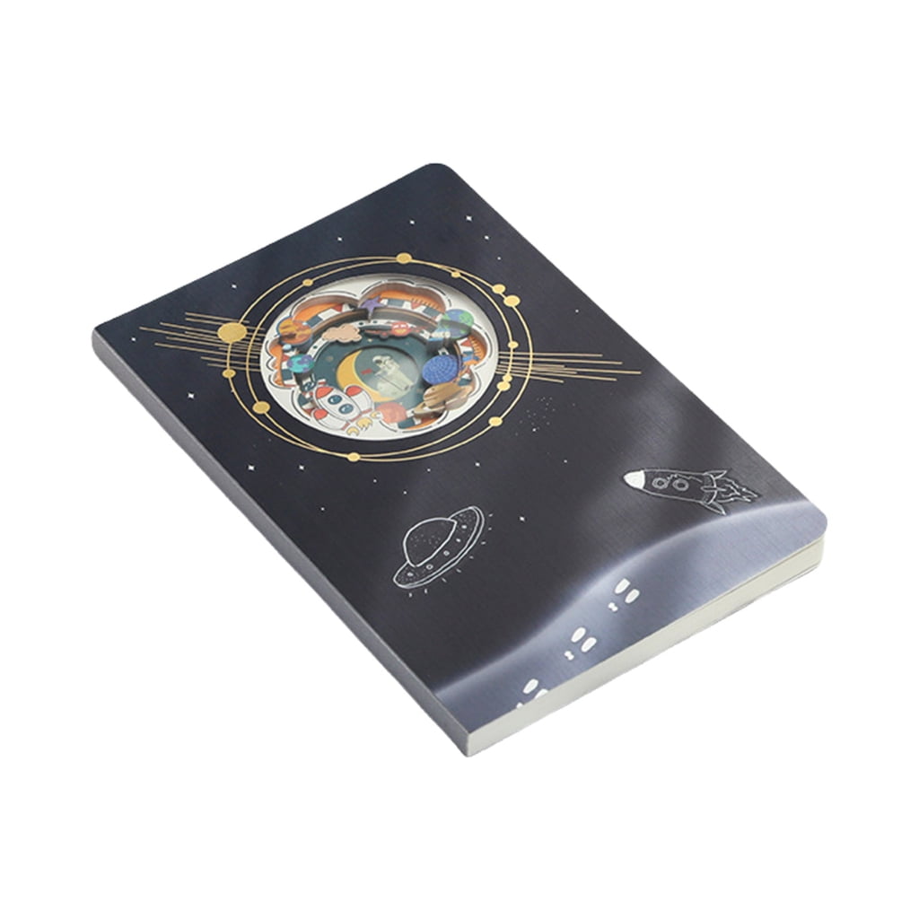 Space Wonderland Notebook for Writing Drawing Noting, 120 Pages Notebook Journal