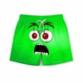 thumbnail image 3 of EGNMCR Children's Pocket Shorts Drawstring Elastic Printed Casual Swim Trunks five point pants, 3 of 8