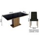 thumbnail image 3 of Juego de Comedor Mesa de Vidrio 4 Sillas Madesa Oxford 11 MN, 3 of 7