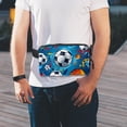 thumbnail image 7 of Football Lightweight Adjustable Crossbody Bag with Extension Strap - Unisex Waist Pack Belt Bag, 7 of 7